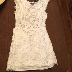 White lace dress